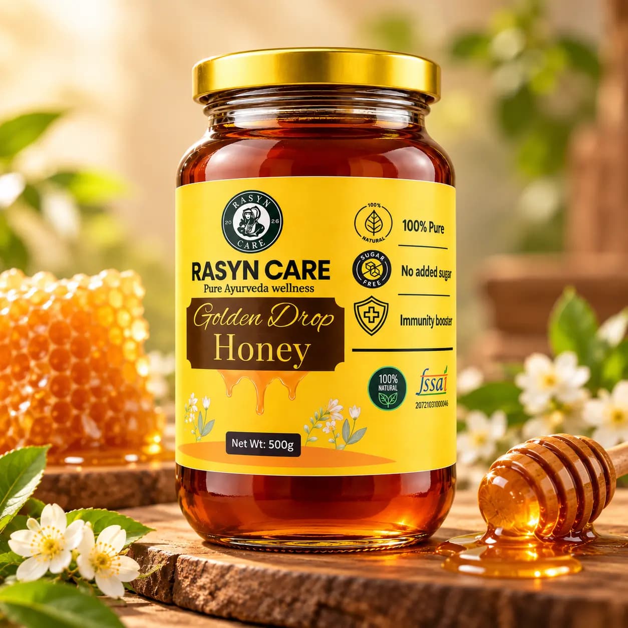 Rasyn Care Golden Drop Honey (500g)